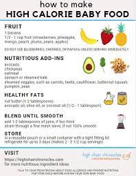 How To Make High Calorie Baby Food High Chair Chronicles