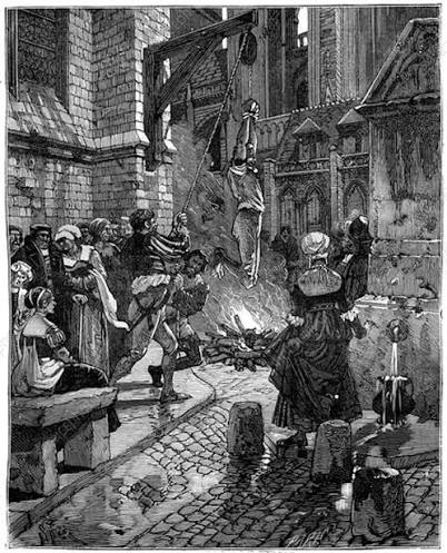 Burning of a heretic, c16th century - Stock Image - C042/3330 - Science  Photo Library
