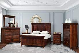 For each piece of our cherry wood furniture, boards are carefully selected for excellence in grain match, color and width. Amish Oak And Cherry Solid Wood Bedroom Group Made In Usa Marcella Hickory Furniture Mart