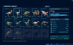 I also had two walking next to each other exactly moving the same as a mirror. Genome Modifications In Jurassic World Evolution Jurassic World Evolution Game Guide Gamepressure Com