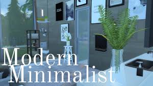 The Sims 4 Room Build Modern Minimalist Bathroom With Sunken Bath Youtube