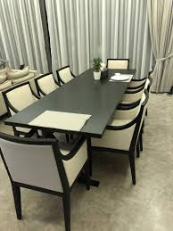 Maark esantia dining table is ideal for flawless royal dining.it is a eight seater dining tablethis is designed in a simple maark jhummber whallae dining set : 8 Seater Dining Table Furniture Home Living Furniture Chairs On Carousell
