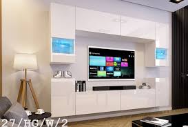 Modern Living Room Furniture Set Tv Wall Unit Entertainment Stand Bea Living Room Sets Furniture Modern Living Room Furniture Sets Modern Furniture Living Room