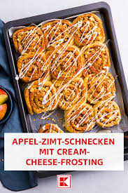 Apfel Zimt Schnecken Mit Cream Cheese Frosting Rezept Apfel Zimt Schnecken Rezepte Lebensmittel Essen
