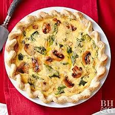 Spinach And Mushroom Quiche Recipe Spinach Stuffed Mushrooms Mushroom Quiche Cooking Recipes