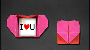 Origami Heart Box Envelope