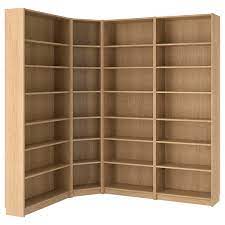 Bookcase ikea billy corner set with doors in caerphilly gumtree. Billy Oak Veneer Oak Bookcase 215 135x28x237 Cm Ikea