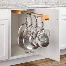 Check spelling or type a new query. Rev A Shelf Glideware Pull Out Base Cabinet Organizer W Adjustable Hooks Ball Bearing Slides Maple Finish Kitchensource Com