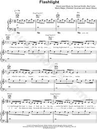Jessie J Flashlight Sheet Music In F Major Transposable Download Print Sheet Music Piano Sheet Music Free Piano Sheet Music