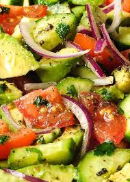 Cucumber Tomato Salad With Avocado A Home Decor Tech Travel