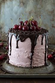 An Easy Way To Up The Pretty Add Dripping Chocolate Ganache Get The Recipe From The First Year Http Delish Com Cherry Cake Desserts Chocolate