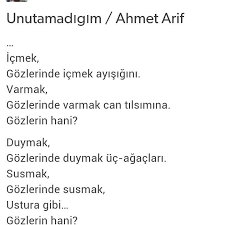 Unutamadigim Ahmed Arif