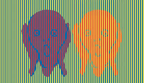 Optical Illusions | The Bezold Effect ...