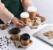 [Hot Item] Disposable Paper Tableware 1/2 Cups coffee Cup Holders