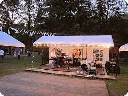Image Result For Diy Outdoor Stage Outdoor Stage Wedding Tent Diy Outdoor
