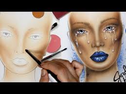 Crybaby Makeup Face Chart Time Lapse Youtube