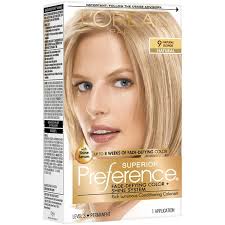 Celebrity hairstylist kristin ess tells all. L Oreal Paris Superior Preference Natural 9 Natural Blonde Hair Color Hy Vee Aisles Online Grocery Shopping