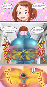 Katsuki Bakugou and Ochako farting encounter