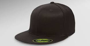 Flexfit Premium 210 Fitted Flat Brim Baseball Hat Cool Flat Bill Hats Flat Bill Hats Mens Fashion Wear