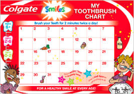 70 memorable tooth brush chart