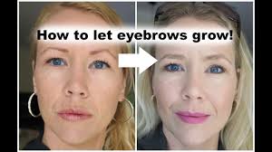 Dec 01, 2019 · of course, your eyebrows will look a little odd as they grow, so you have to work to keep them looking as groomed as possible. How To Let Eyebrows Grow Back Beauty Over 40 Youtube