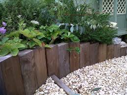 Eleven Interesting Garden Bed Edging Ideas Timber Garden Edging Wooden Garden Edging Diy Lawn