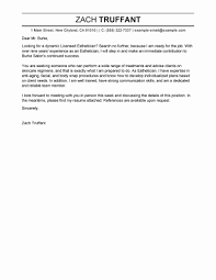 Cover letter with no experience example. Esthetician Cover Letter No Experience Free Resume Templates