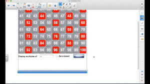 Using The Smart Board In Instruction The Interactive Hundred Chart