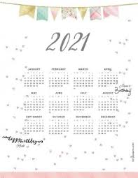 Download your free 2021 printable calendar. Free Printable 2021 Yearly Calendar At A Glance 101 Backgrounds