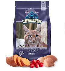 Organic usually means less processed. Blue Wilderness Nature S Evolutionary Diet With Chicken For Adult Cats Dry Food Blue Buffalo