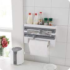 Whether the holder is mounted in a kitchen, a bathroom or in some other utility room, a towel holder makes it easy to grab a towel to wipe your hands or to clean up a messy. New Home Kitchen 4 In 1 Multi Function With Cutter Racks Wall Mount Paper Towel Holder Walmart Canada