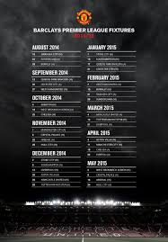 All 38 Of Our 2014 15 Premier League Fixtures Remember Dates At This Stage Manchester United Football Club Premier League Fixtures Manchester United Football
