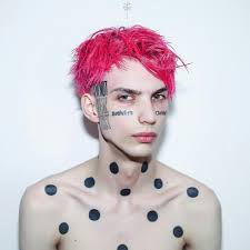 Red Mixed With Pink Hair Pink Hair Guy Hot Pink Hair Mens Hair Colour