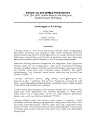 Pdf Pembangunan Teknologi