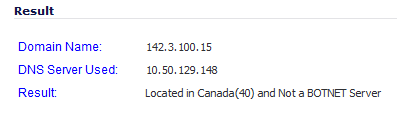 Check Geo Location Server Lookup