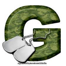 Alphabets By Monica Michielin Soldier Camouflage Dog Tag Alphabet Alfabeto Dia Do Soldado 25 De Agosto Alphabet Dog Tags Camouflage