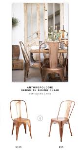 Historically the dining room is furnished with a rather large dining table and several dining chairs. Anthropologie Redsmith Dining Chair Copycatchic