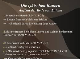 Latona und die lykischen bauern. Die Metamorphosen Ina Marie Koneke Ppt Herunterladen