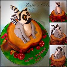 Pin By Tina On Amazing Sculpted Cakes And Cake Art Animal Cakes Lemur Second Birthday Cakes