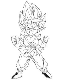 For boys and girls, kids and adults, teenagers and toddlers, preschoolers and older kids at school. Goku Coloring Pages For Kids Coloring And Drawing