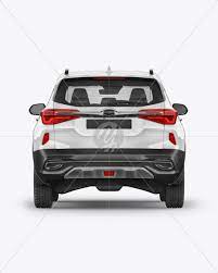Download Crossover Suv Mockup Back View In Vehicle Mockups On Yellow Images Object Mockups