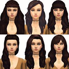 In today's sims 4 custom content showcase i'm showing you my cc hair collection including all of my favorite maxis match hairs! Current Favourite Maxis Match Hair 2 From Left To Right Then Down And Left To Right Again Hair 1 X By Chocolatemuffintop Hair 2 X Sims 4 Sims Sims 4 Cc