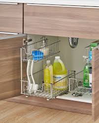 Doubling Up On Under The Sink Storage Space In 2020 Diy Kitchen Storage Kitchen Design Kitchen Organization