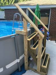 Once the pool is full, test the water and add your necessary chemicals to ensure the. Above Ground Pool Ideas Above Ground Swimming Pool With Deck Above Ground Pool Main Diy Swimming Pool Above Ground Pool Landscaping Above Ground Pool Ladders