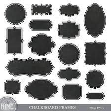 Chalkboard Frame Clip Art Chalkboard Borders Clipart Chalk Etsy In 2021 Digital Clip Art Clip Art Photo Album Scrapbooking