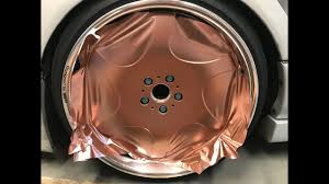Before applying the vinyl wrap to the surface your vehicle's rims, it is absolutely. Vinyl Wrap Wheel Faces In Satin Rose Gold Old Video Youtube
