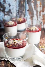 Coconut Milk Malabi With Pomegranate Syrup Coconut Milk Recipes Food Almond Milk Pudding