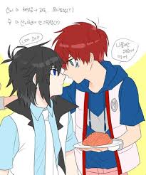 Looking to watch beyblade burst evolution. They Soooooo Handsome Valt X Shu They Changed Their Hairstyle Shu X Valt Valt X Shu Beyblade Characters