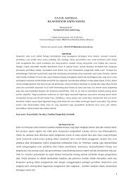 Editorial tajuk rencana ppt download. Pdf Tajuk Artikel Kuantitatif Sains Sosial