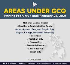 Chinese calendar of february 2021. More Areas Under Gcq This February Ptv News